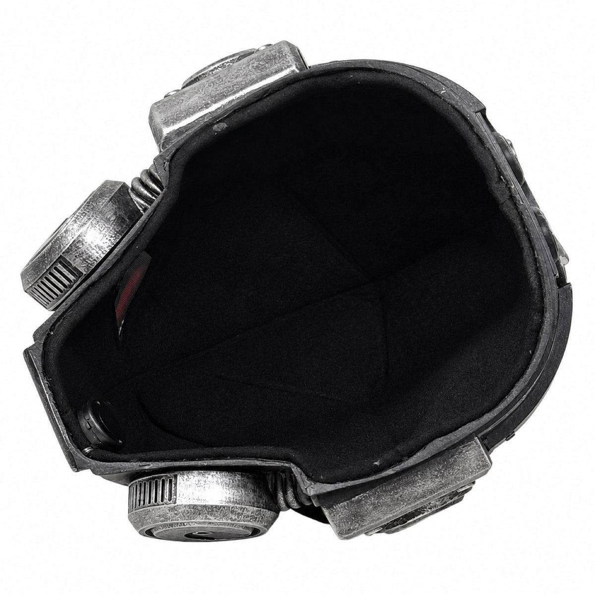 Black Templars marine wearable helmet interior view