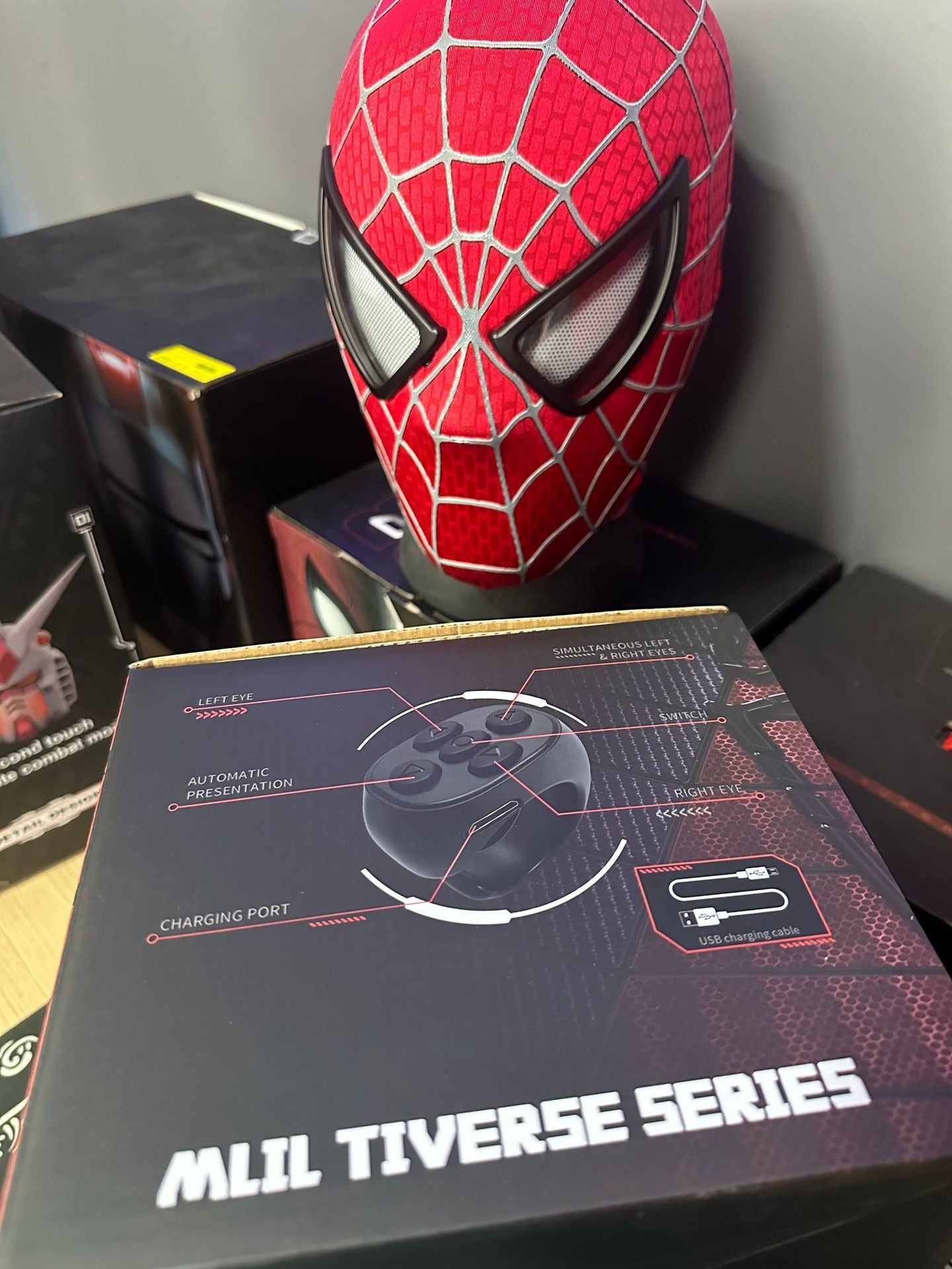 Tobey Maguire Spiderman Mask Moving Eyes