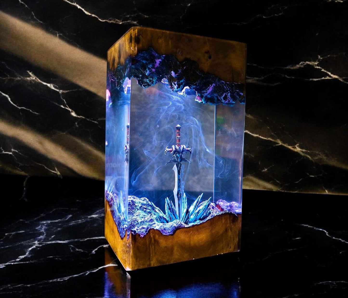 Warcraft Frostmourne Sword Handmade Diorama Lamp