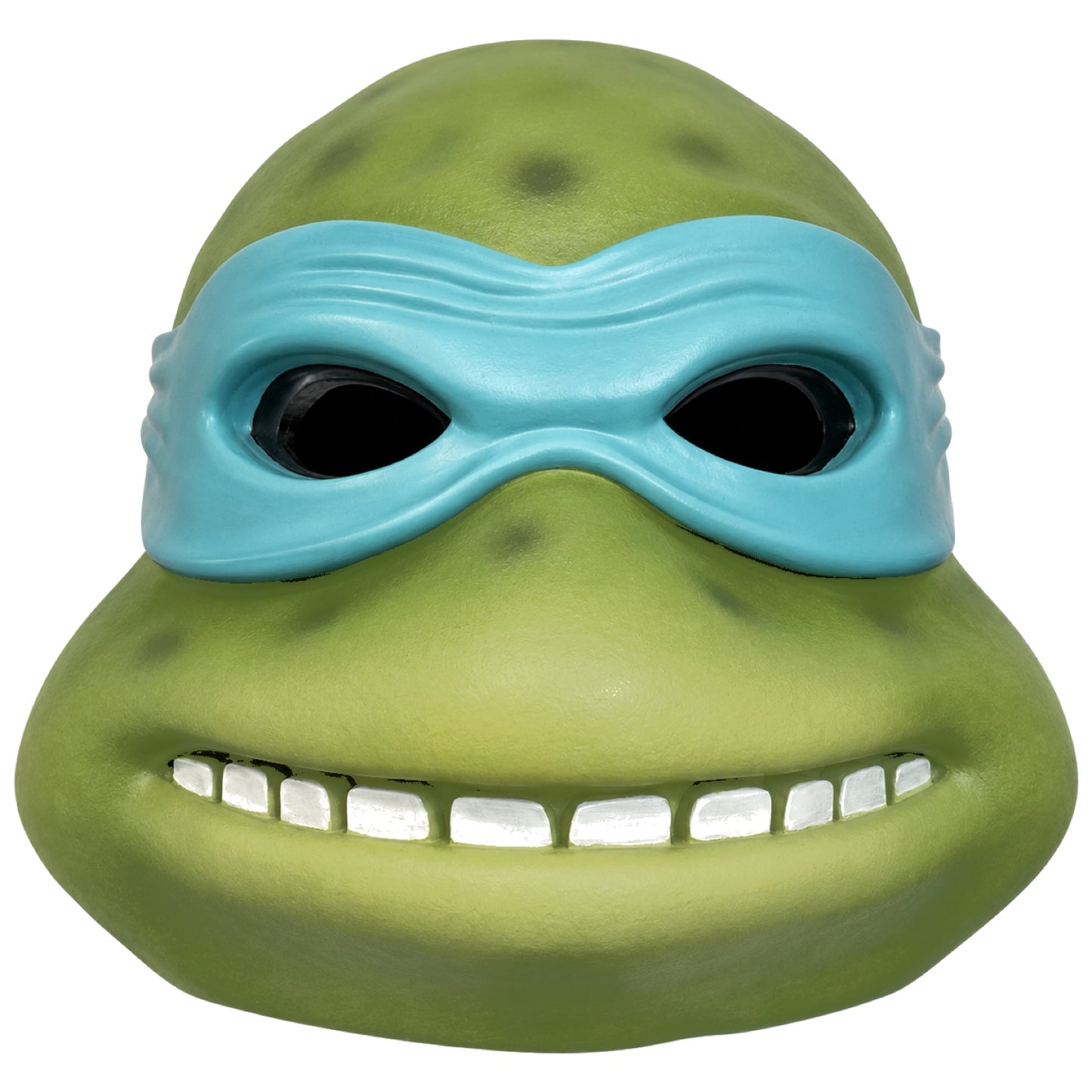 Teenage Mutant Ninja Turtles Leonardo resin helmet front view with blue eye mask