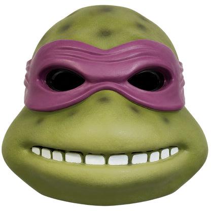 Teenage Mutant Ninja Turtles Donatello resin helmet front view with purple eye mask