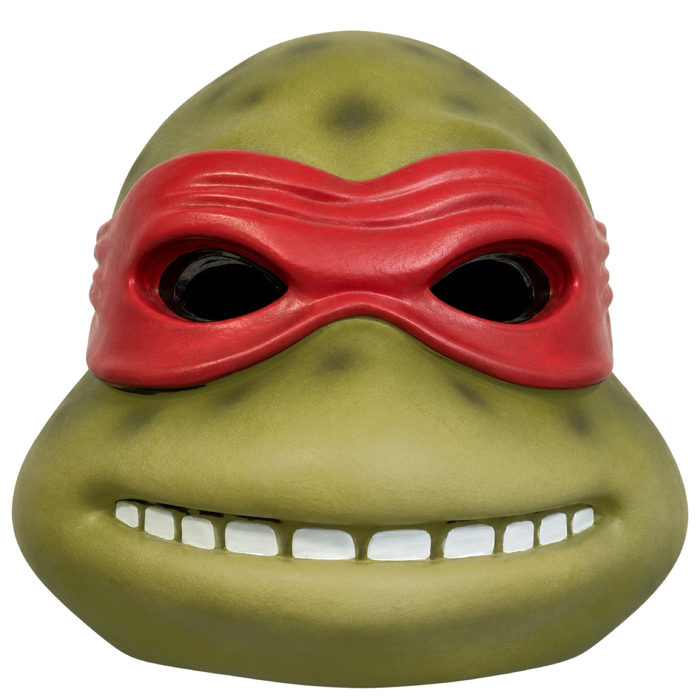 Teenage Mutant Ninja Turtles Raphael resin helmet front view with red eye mask