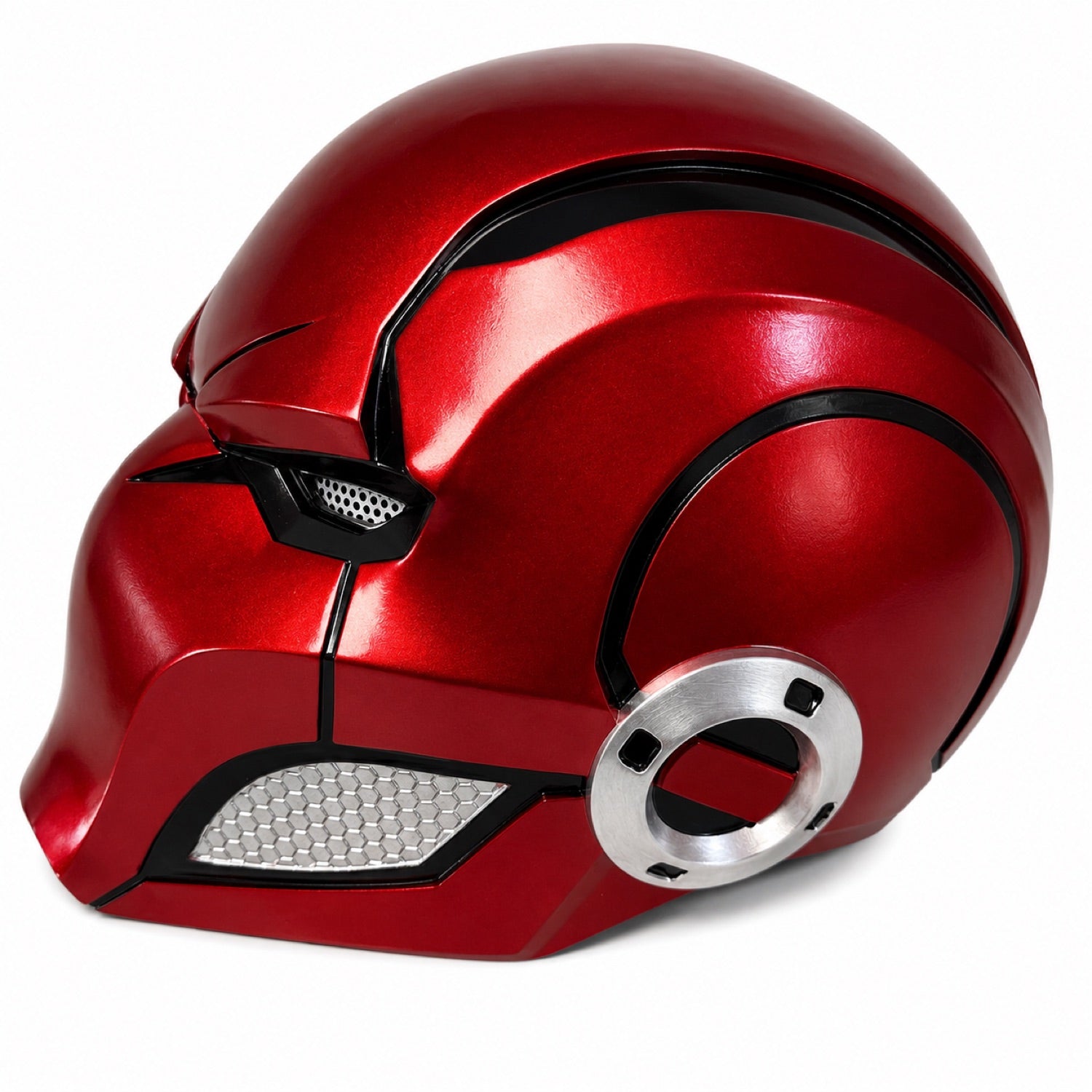 Bat Man Red Knightmare Red Hood Helmet right side profile