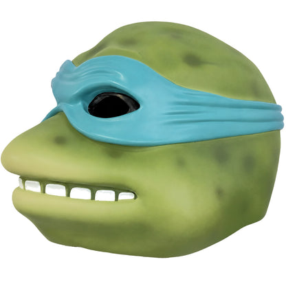 Teenage Mutant Ninja Turtles Leonardo resin helmet left side profile with blue eye mask