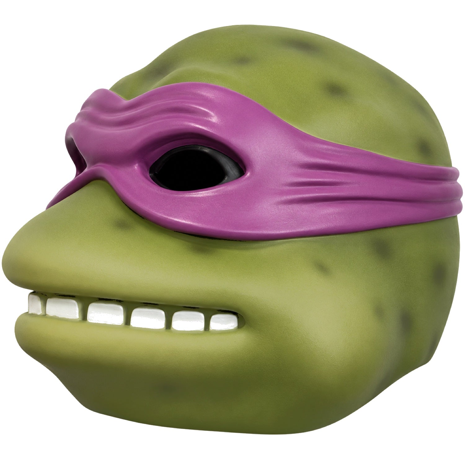 Teenage Mutant Ninja Turtles Donatello resin helmet side profile with purple eye mask