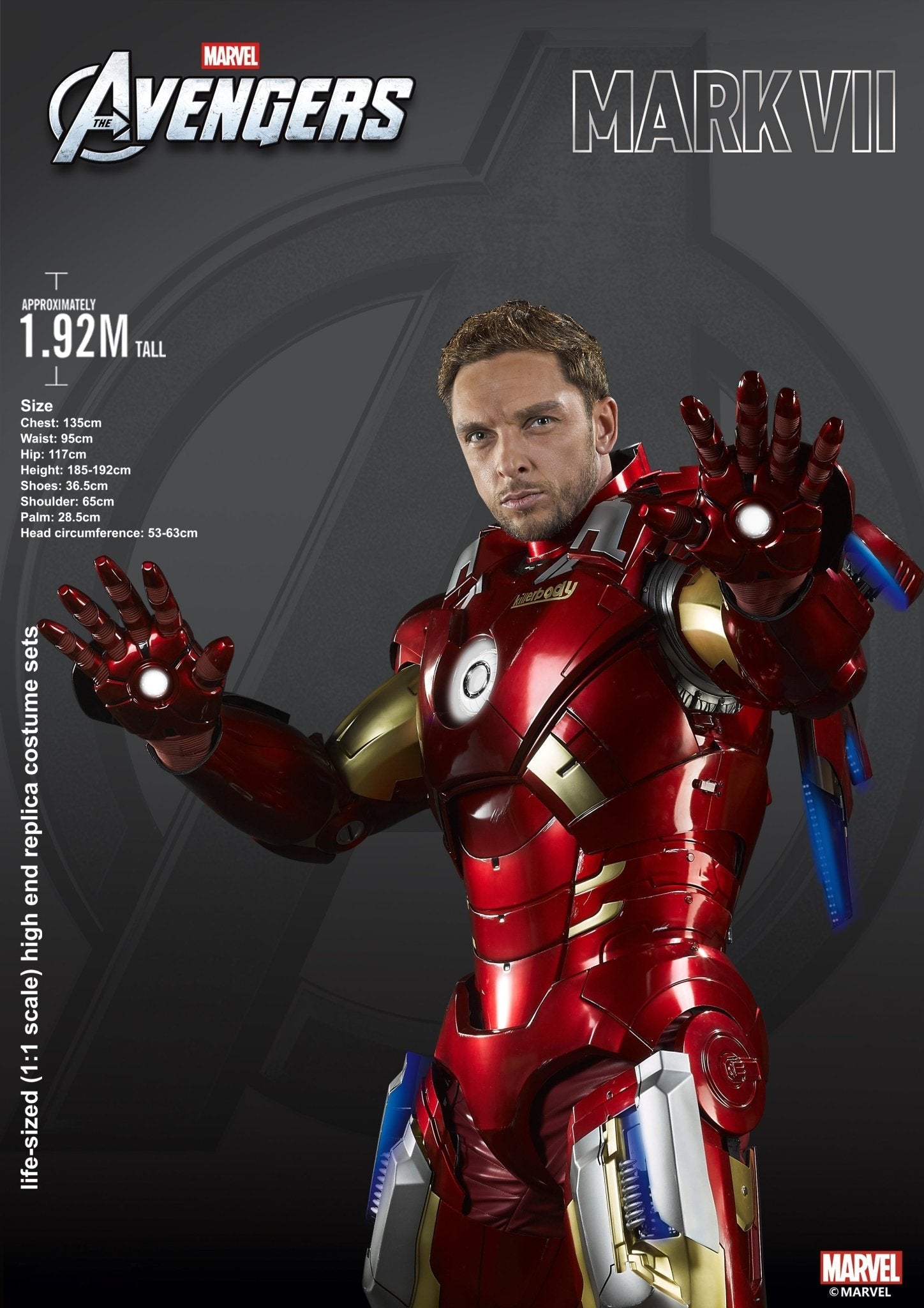 1:1 Iron Man MK7 Wearable Armour - GeekReplicas