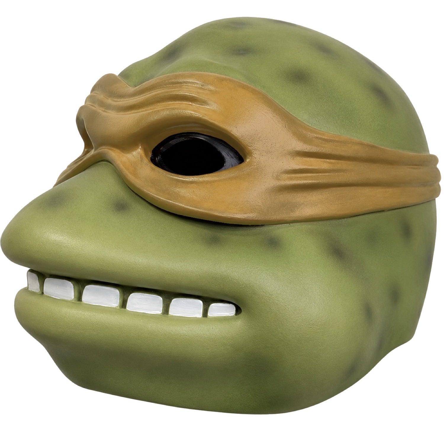 Teenage Mutant Ninja Turtles Raphael resin helmet side profile with red eye mask