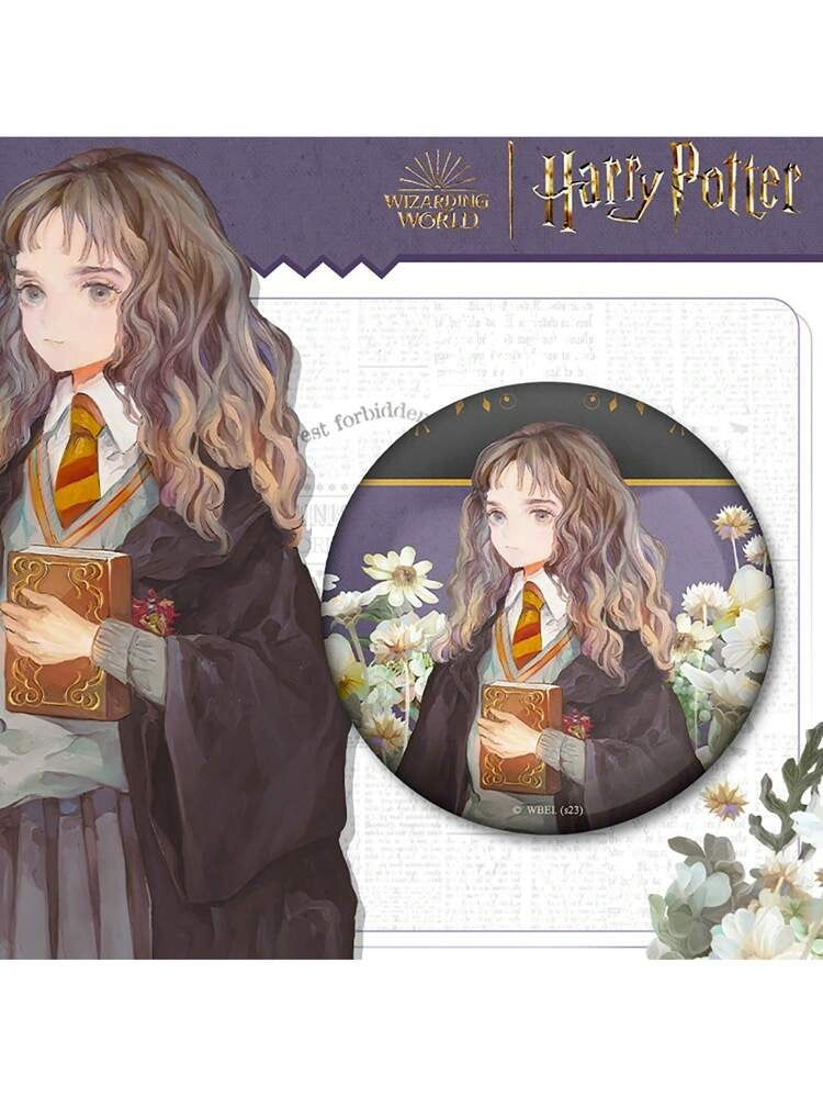 Harry Potter Watercolor Style Tinplate Brooches