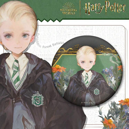 Harry Potter Watercolor Style Tinplate Brooches