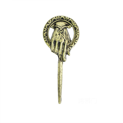 A Game of Thrones The Hand of The King Zinc Alloy Brooch