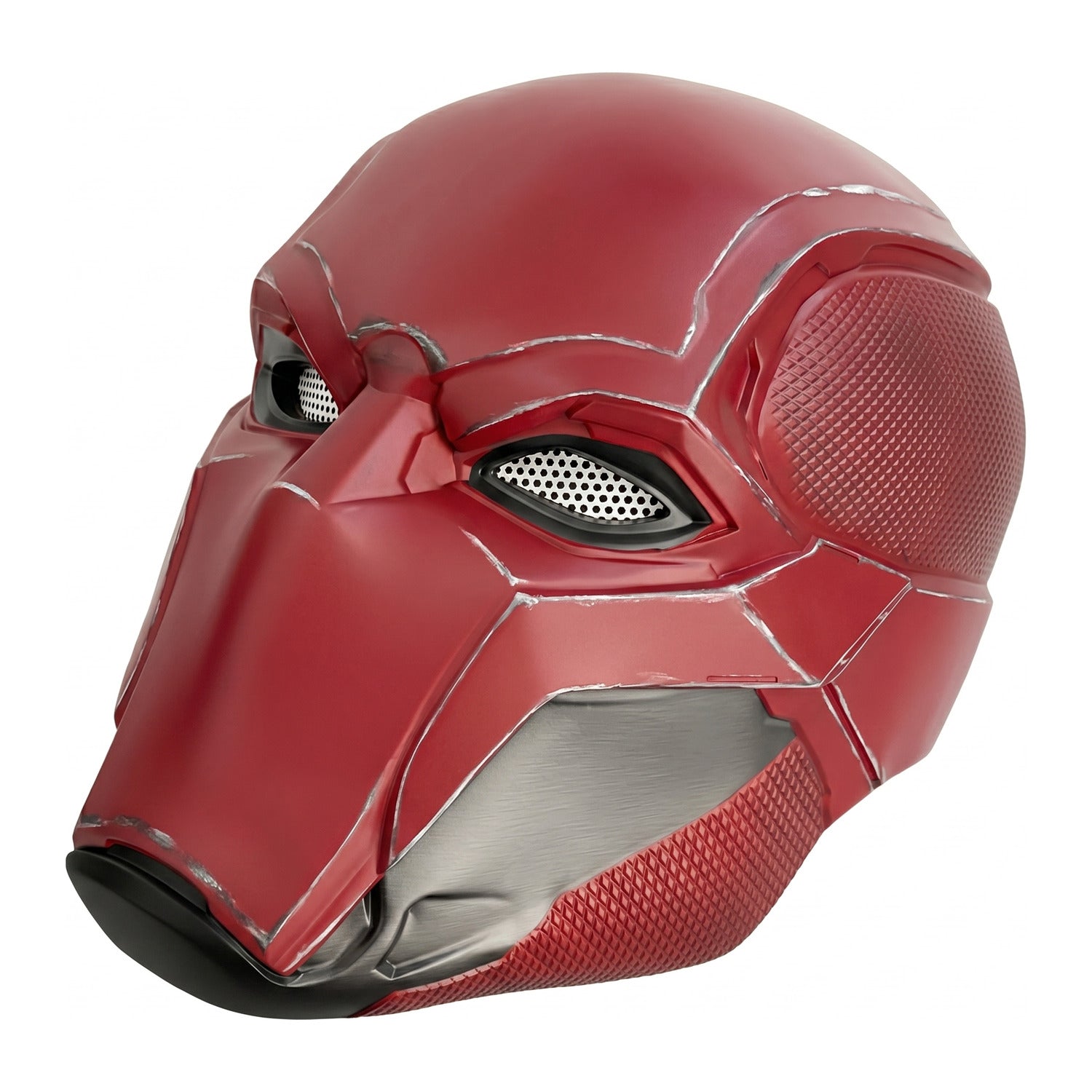 Red Hood helmet front right three-quarter view from Batman Arkham Knight