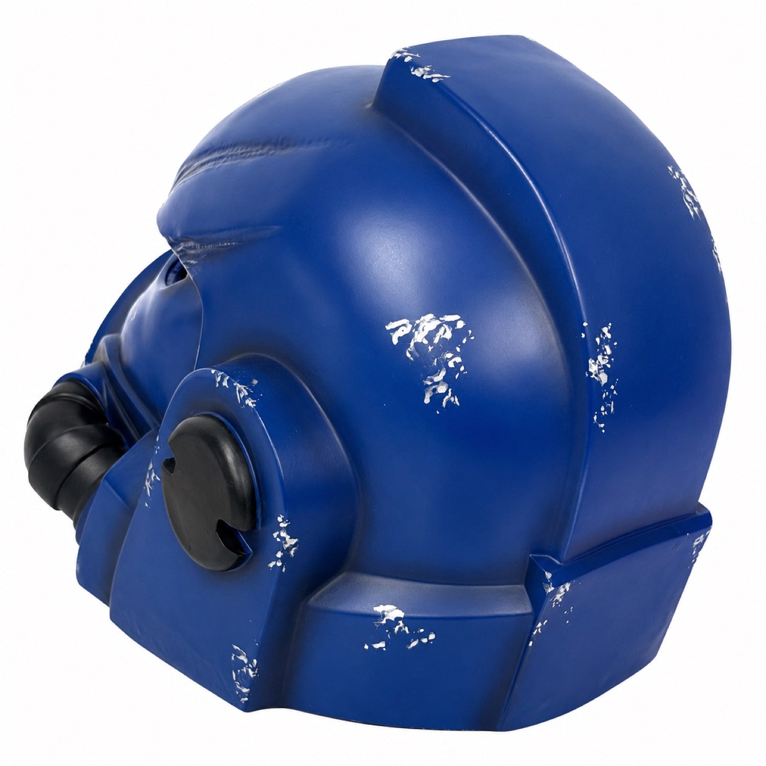 Blood Angels Mk X Helmet With Snarling Grille blue variant front three-quarter view