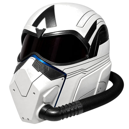 Sam Wilson Captain America helmet front right three-quarter view