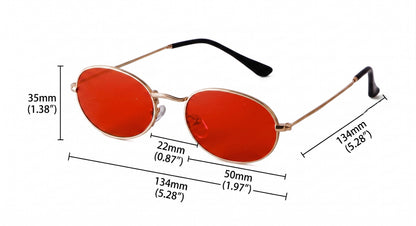 Daredevil Matt Murdock Round Red Sunglasses