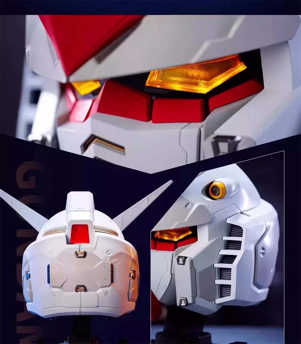 Gundam Original RX-78-2 Wearable Glowing Helmet