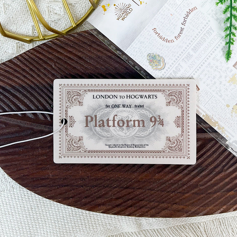 Harry Potter 9¾ Platform Ticket Aromatherapy Hanging Slices