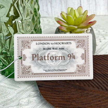 Harry Potter 9¾ Platform Ticket Aromatherapy Hanging Slices