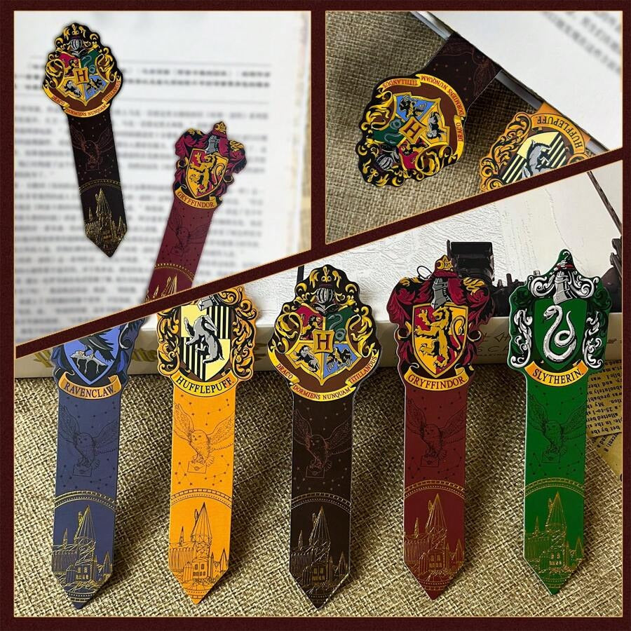 Harry Potter Four Houses Paper Bookmarks