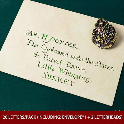 Harry Potter Hogwarts Admission Notice Letter Paper And Envelope