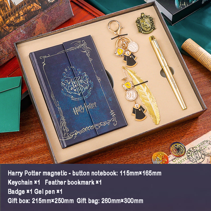 Harry Potter Hogwarts Magnetic Closure Journal Notebook Gift Box