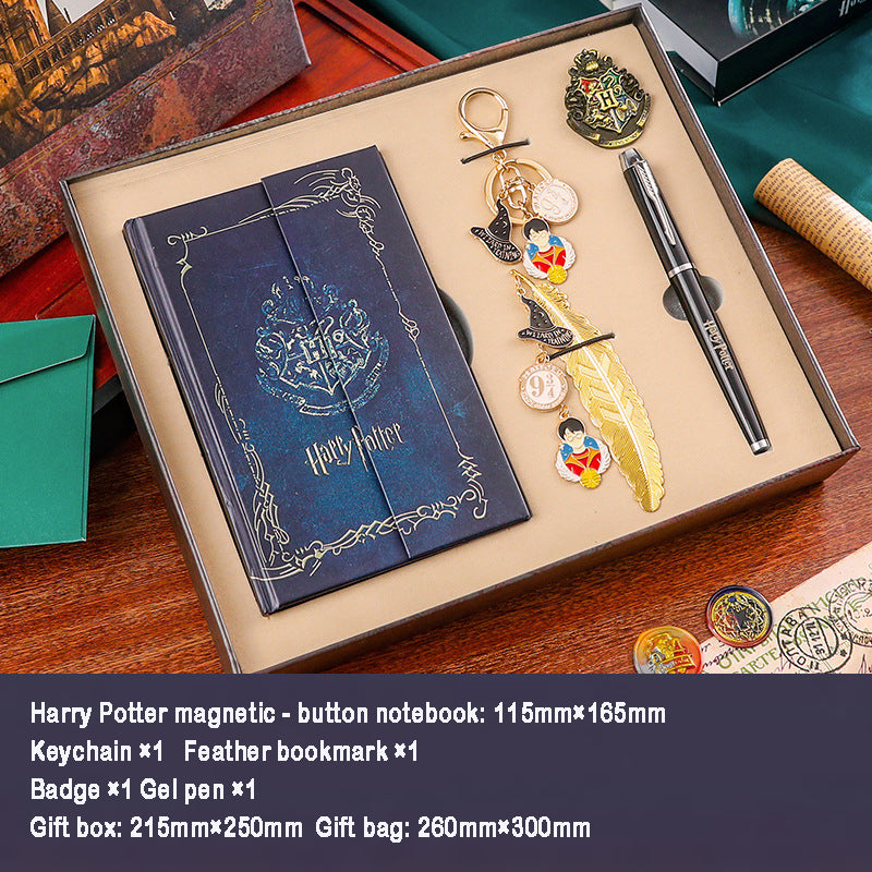 Harry Potter Hogwarts Magnetic Closure Journal Notebook Gift Box