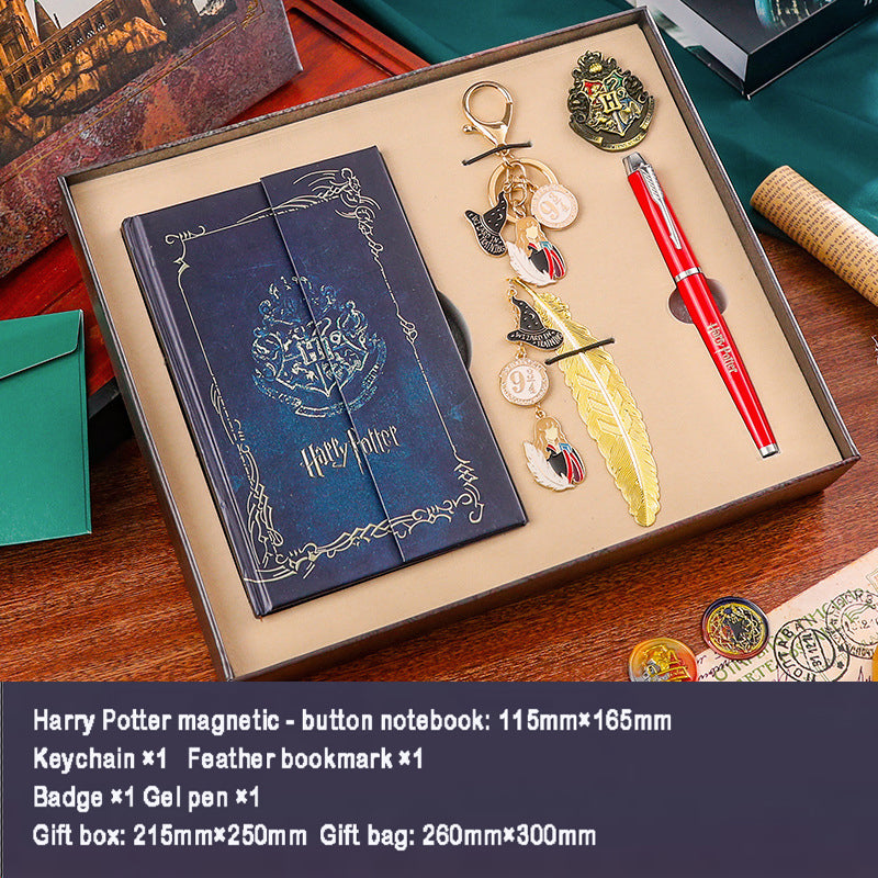 Harry Potter Hogwarts Magnetic Closure Journal Notebook Gift Box