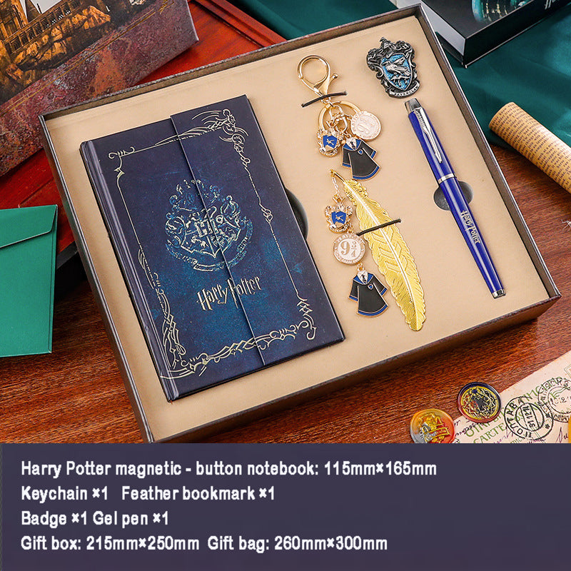 Harry Potter Hogwarts Magnetic Closure Journal Notebook Gift Box