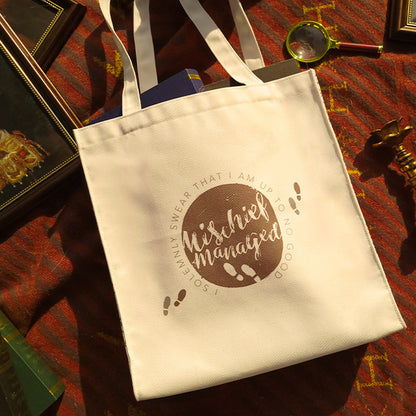 Harry Potter Marauder's Map Color Changing Canvas Single Shoulder Bag