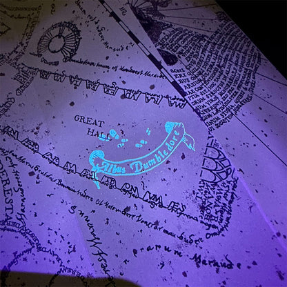 Harry Potter Marauder's Map With Footprint Display