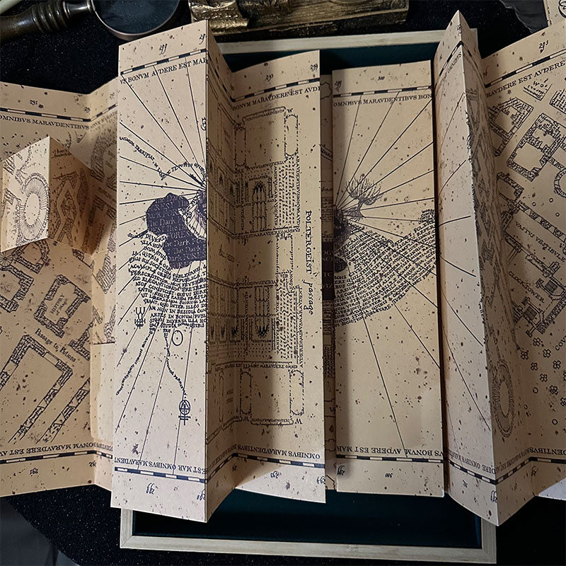 Harry Potter Marauder's Map With Footprint Display