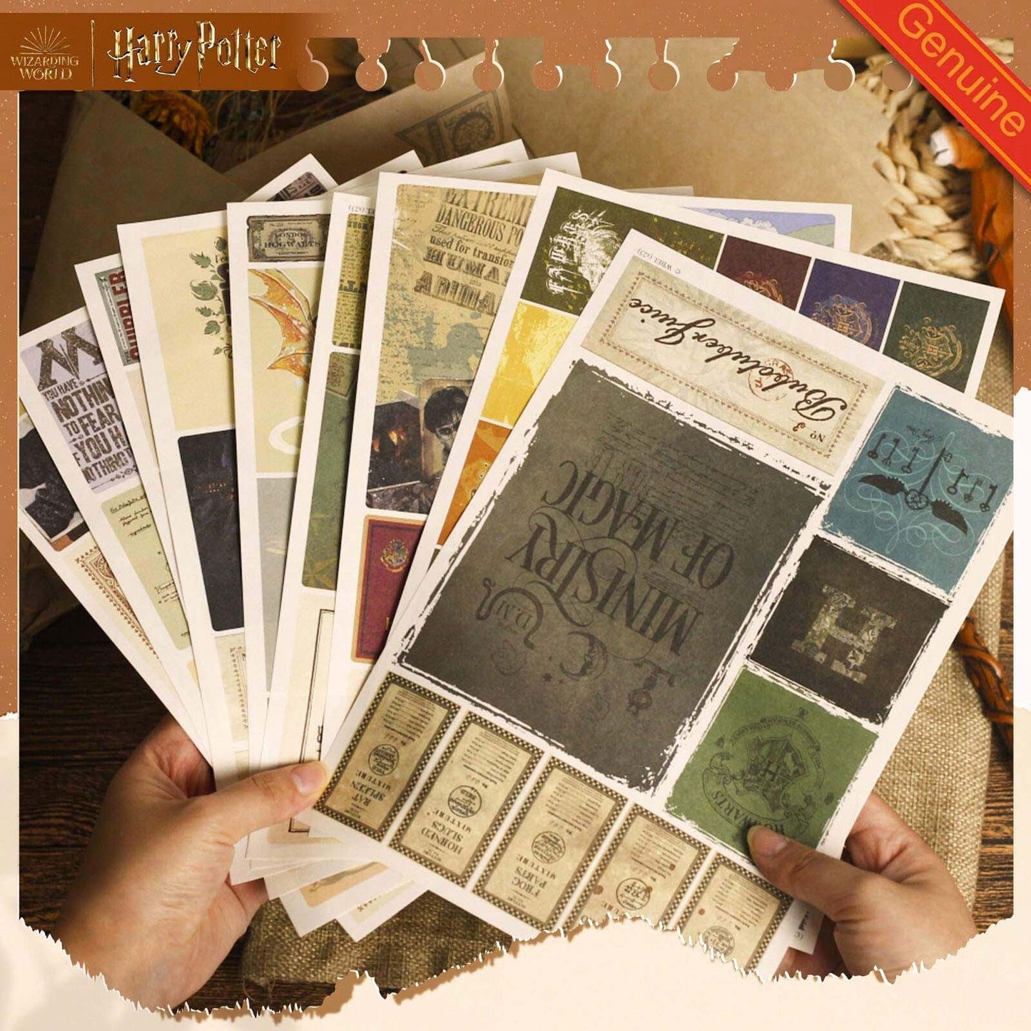 Harry Potter Scrapbooking Materials Writing Paper Gift Package