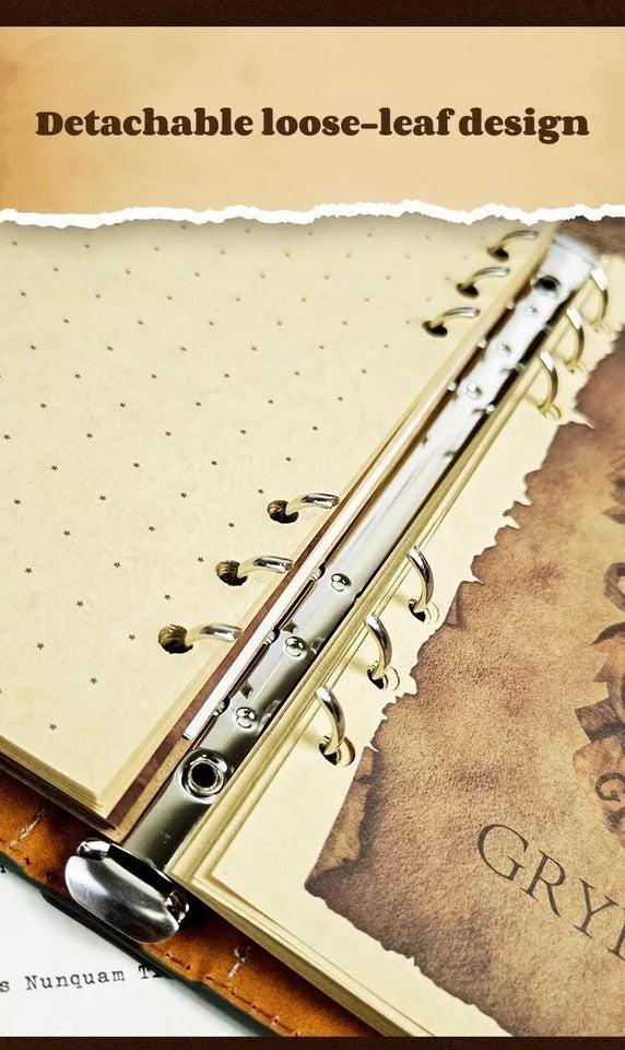 Harry Potter Vintage Double breasted Loose leaf Journal
