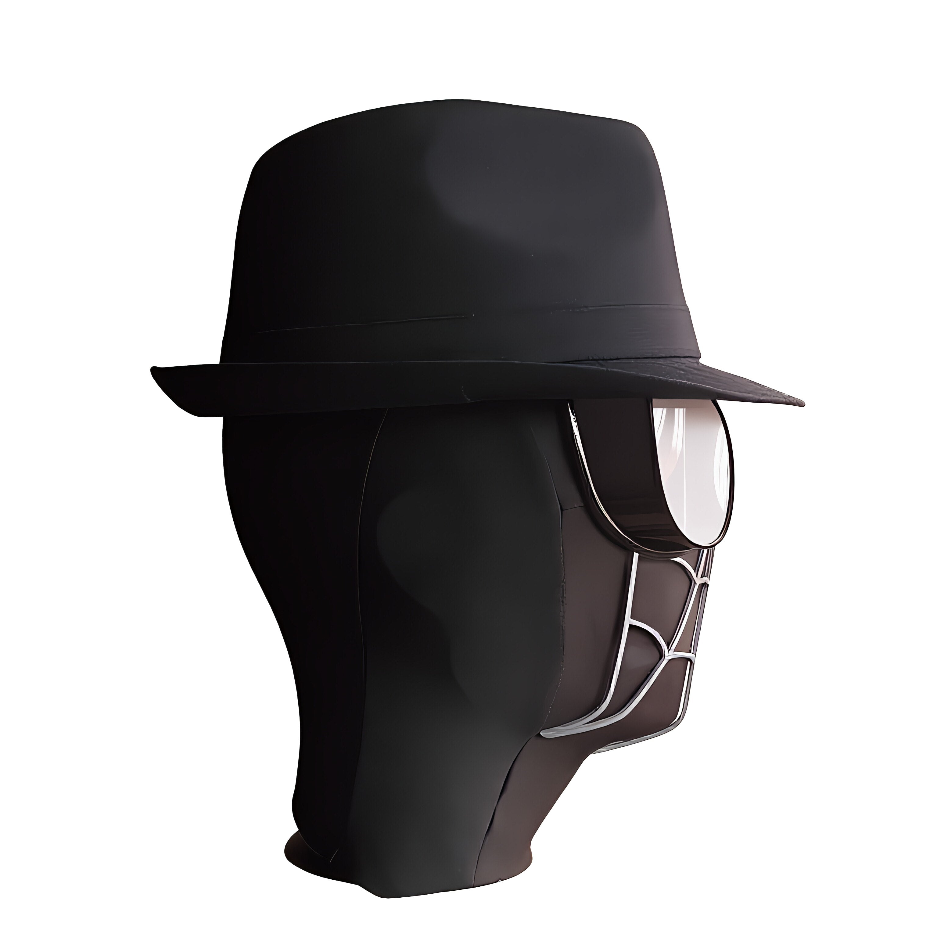 Spider-Man Noir Mask - Custom Wearable Spider-Verse Cosplay Prop ...