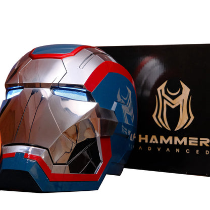 automatic iron man helmet XSociety Electric Bluetooth speaker base 1 Iron Man MK5 Helmet 1:1