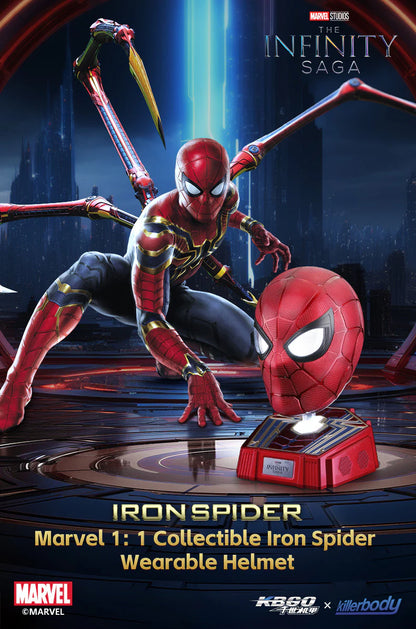 Iron Spider Wearable Helmet With Moving Eyes