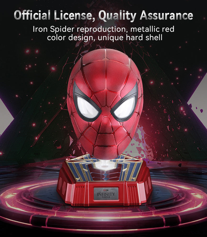 Iron Spider Wearable Helmet With Moving Eyes