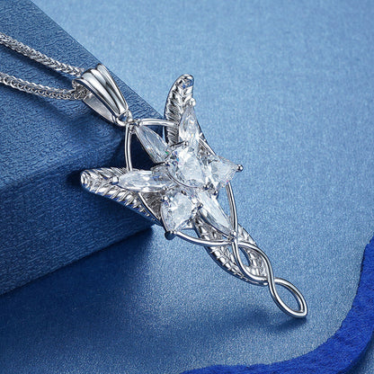 The Lord Of The Rings The Twilight Star 925 Sterling Silver Nceklace