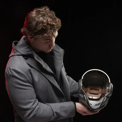 Doctor Doom wearable helmet interior with soft padded fitment
