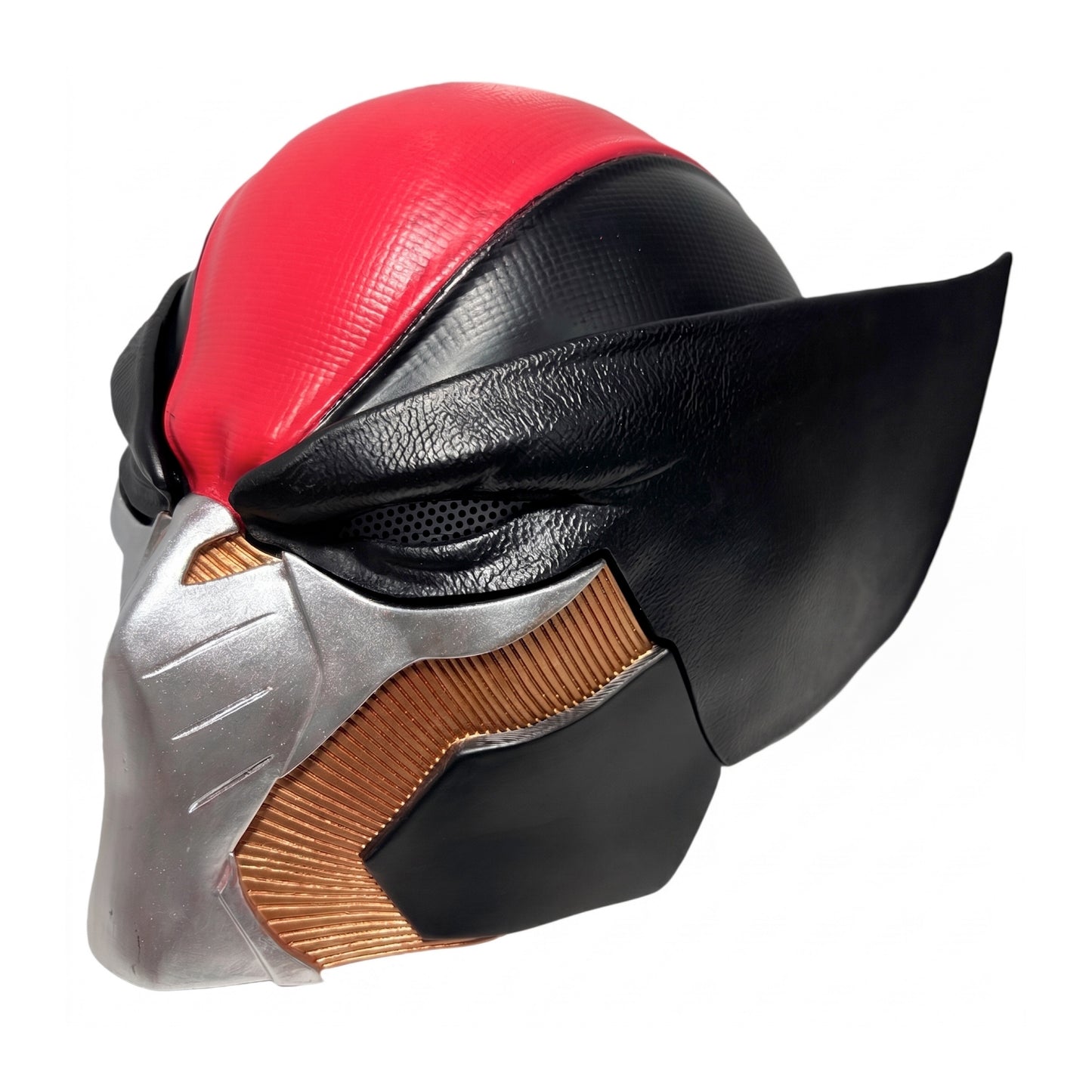 Close-up side detail of the Marvel Ultimate Wolverine Resin Helmet cosplay replica