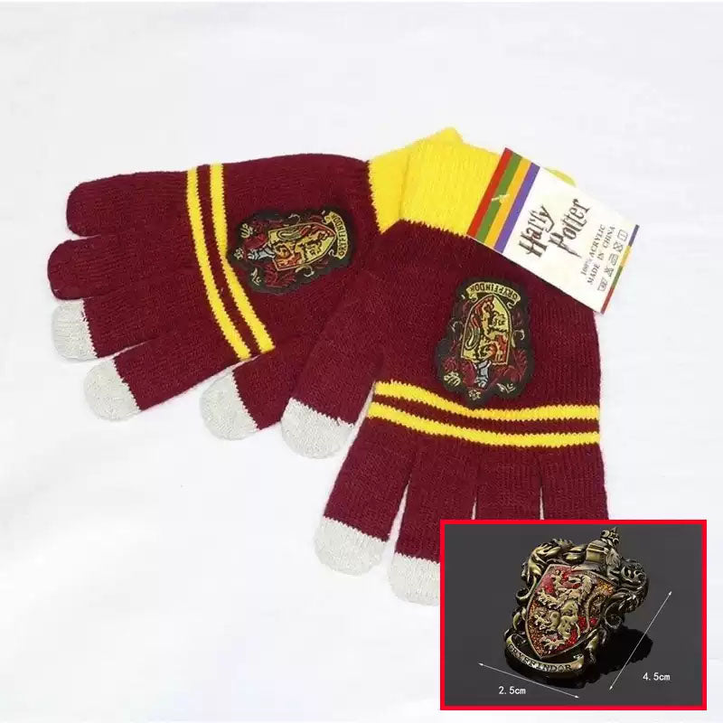 Harry Potter Four Houses Unisex Knit Gloves