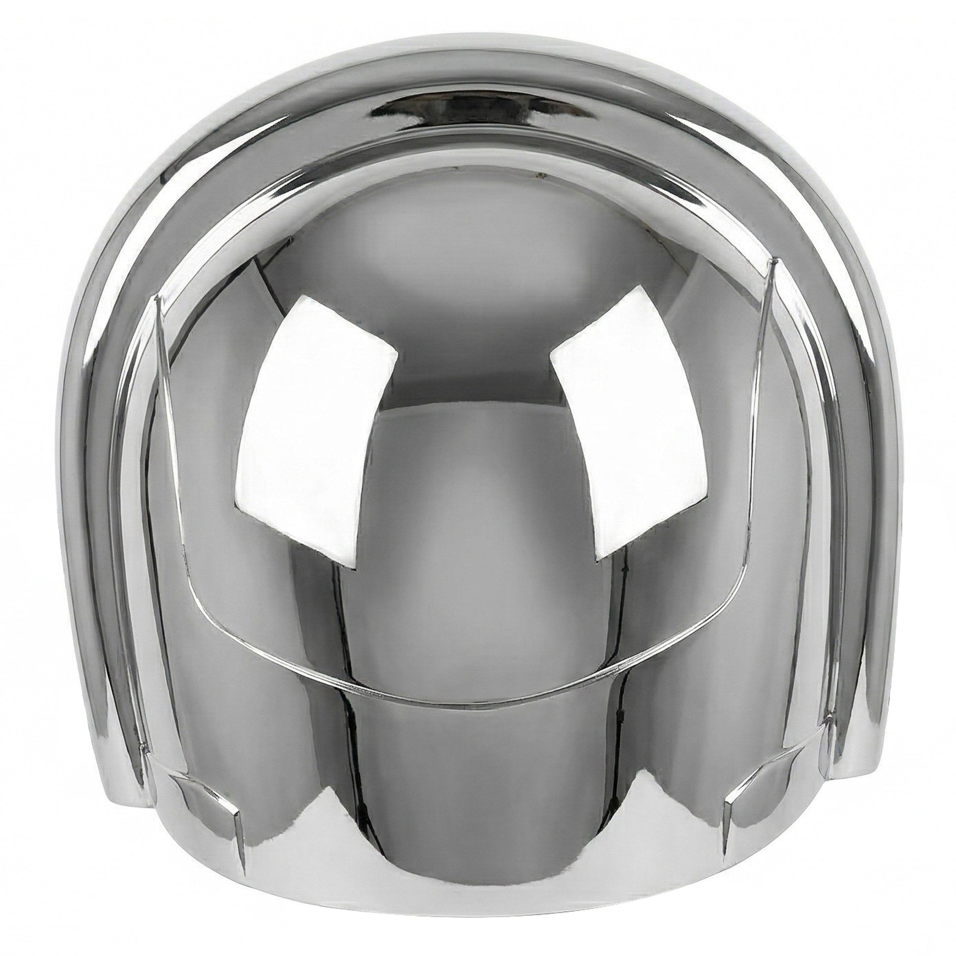 Peacemaker Chrome motorcycle helmet visor on a white background