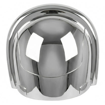 Peacemaker Chrome motorcycle helmet visor on a white background