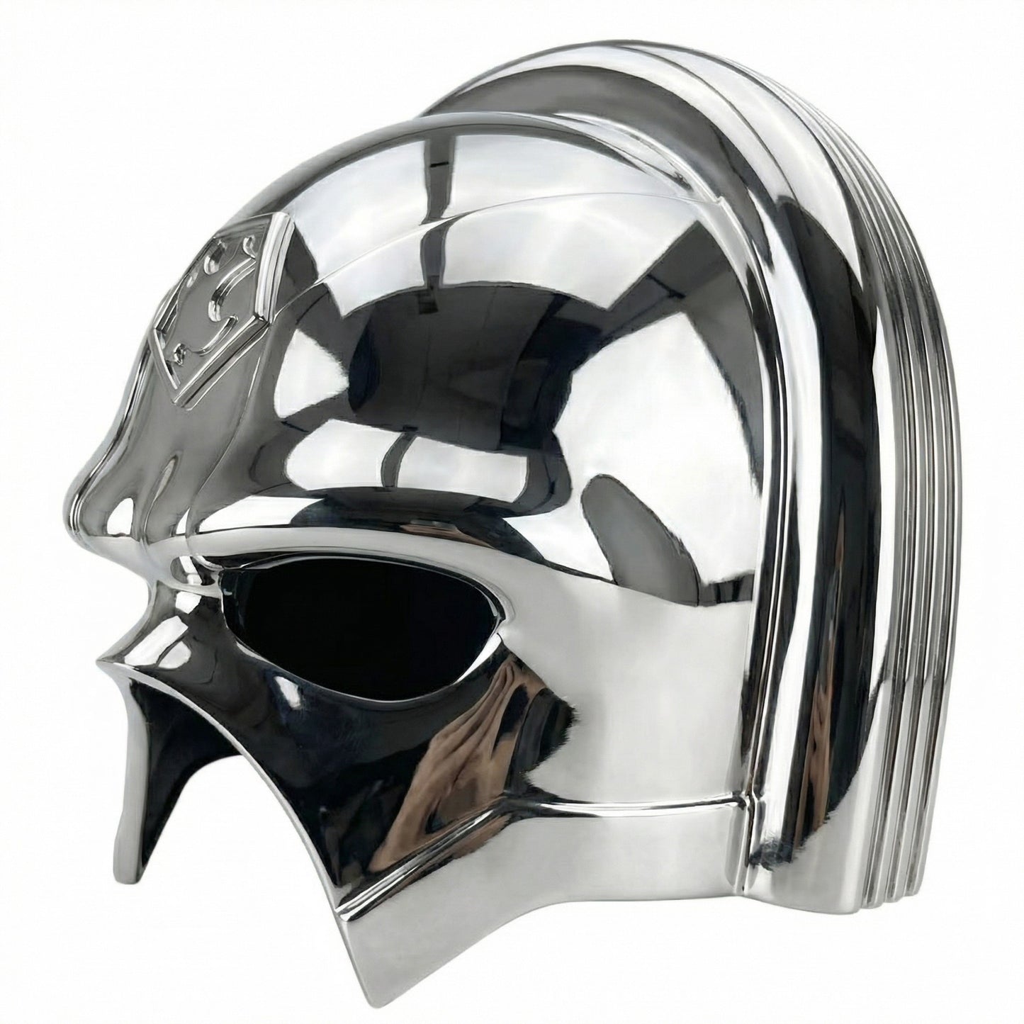 Peacemaker Chrome helmet on a white background