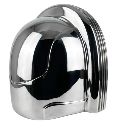 Peacemaker Chrome shower head on a white background