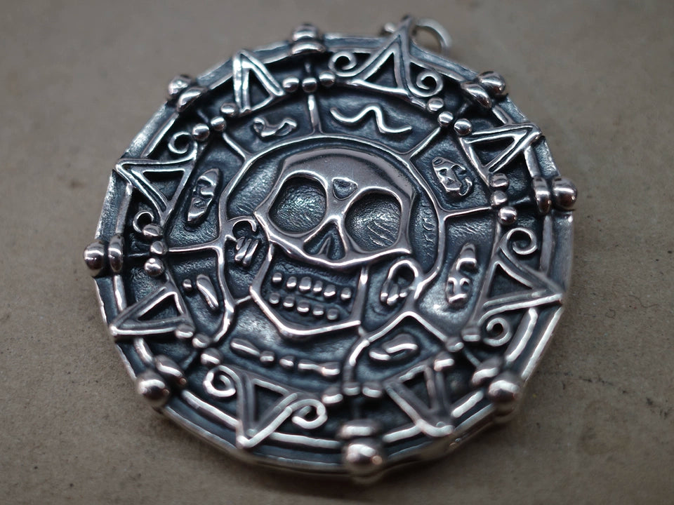 Pirates Of The Caribbean 925 Aztec Sterling Silver Coin