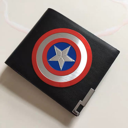 S.H.I.E.L.D. Agent Leather Wallet With Metal Badge