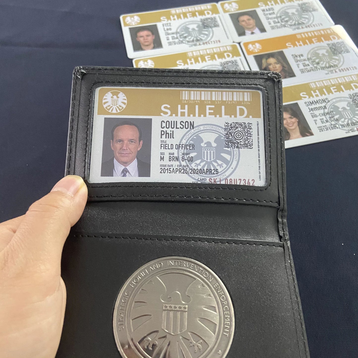 S.H.I.E.L.D. Agents ID Card Wallet With Metal Badge