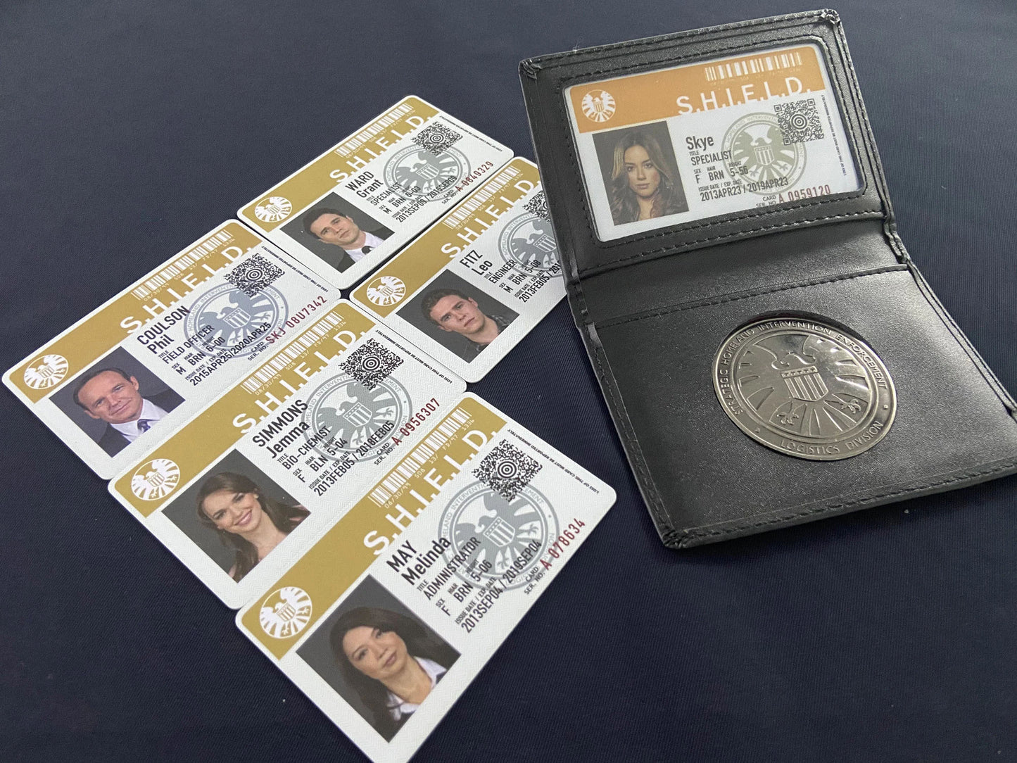 S.H.I.E.L.D. Agents ID Card Wallet With Metal Badge