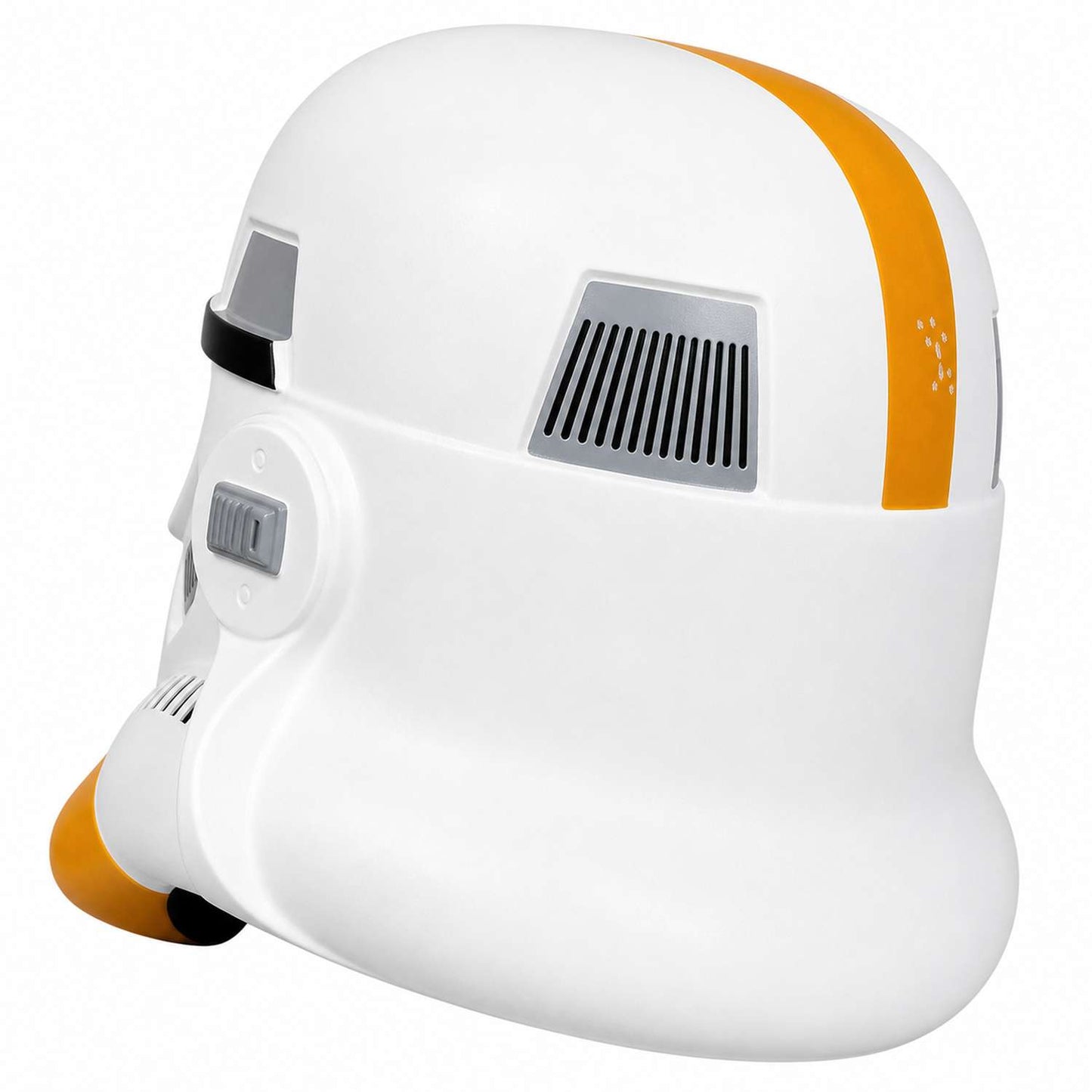 Star Wars Artillery Stormtrooper helmet rear left view showing back shell detail
