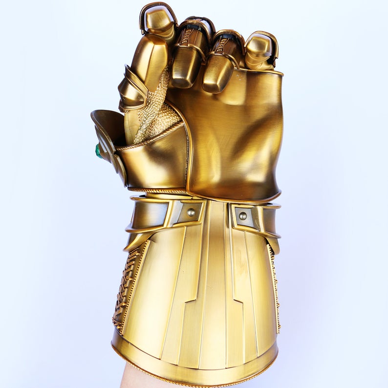 Thanos Infinity Gauntlet Metal Made 1/1 Wareable Movie Prop with Magnetic Stones